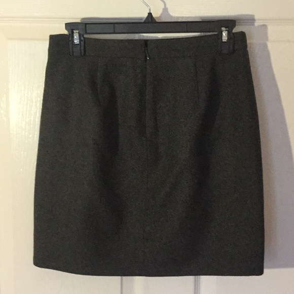 J. Crew Skirt Size 0 Charcoal Gray - Picture 2 of 4